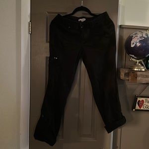 Fold up black hiking pants